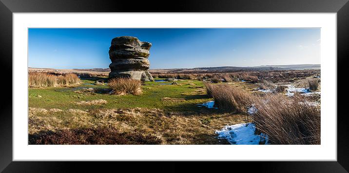 Eagle Stone Panorama Framed Mounted Print by Jonathan Swetnam