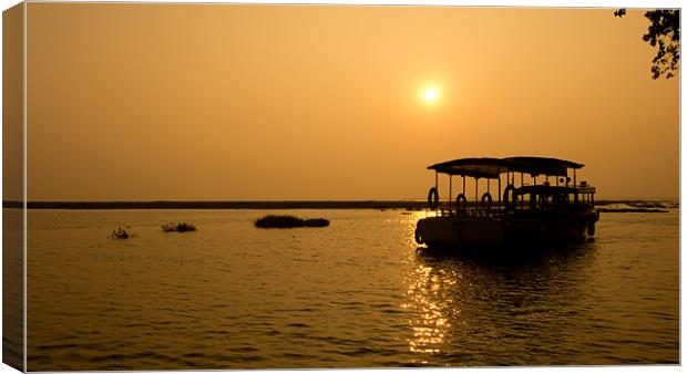 Sunset Cruise Canvas Print by Mohit Joshi