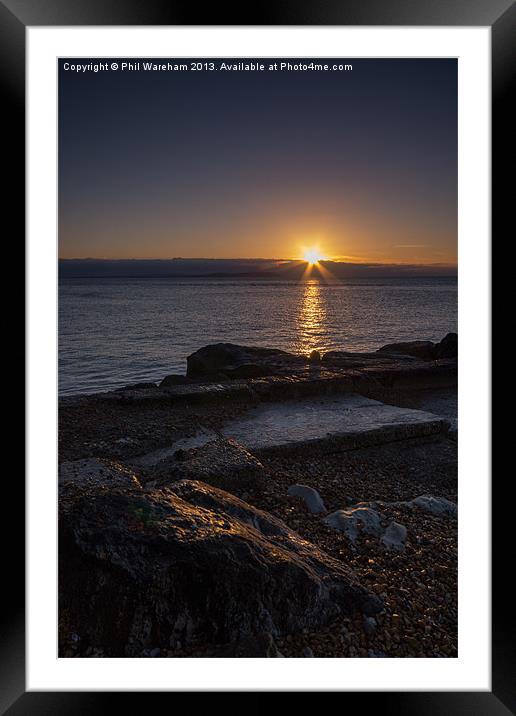 Good Morning Framed Mounted Print by Phil Wareham