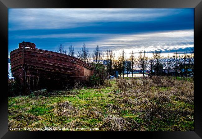 Rescued to Rust Framed Print by John Hastings