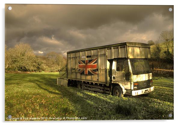 British Cargo Acrylic by Rob Hawkins
