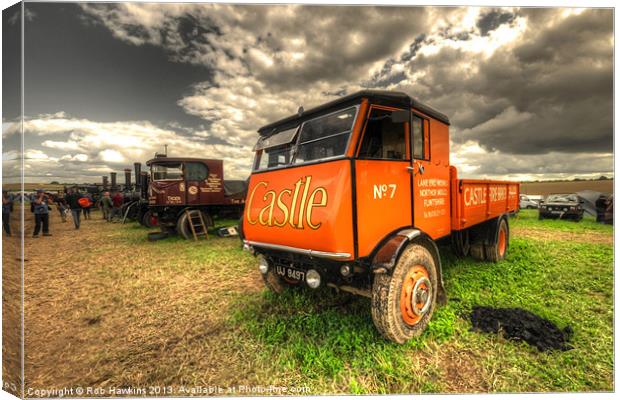 The Sentinel Wagon Canvas Print by Rob Hawkins