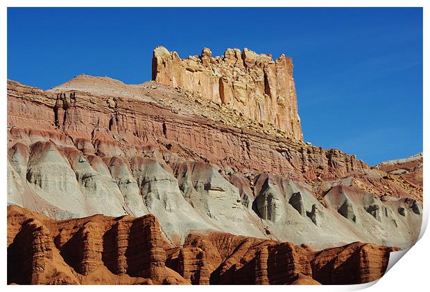 Beauty of Capitol Reef, Utah Print by Claudio Del Luongo