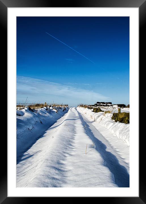 The once busy lane; fallen victim. Framed Mounted Print by