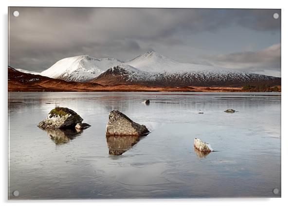 Lochan na h-Achlaise Acrylic by Grant Glendinning