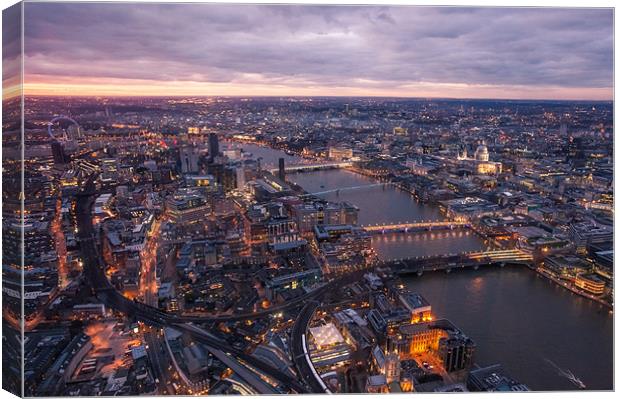 The View from The Shard Canvas Print by Junwei Chu