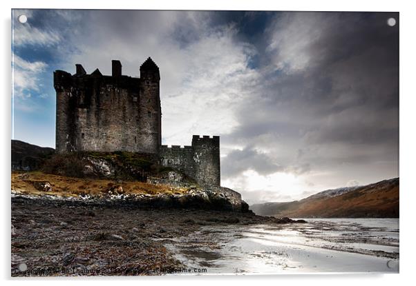 Eilean Donan Castle Acrylic by Keith Thorburn EFIAP/b