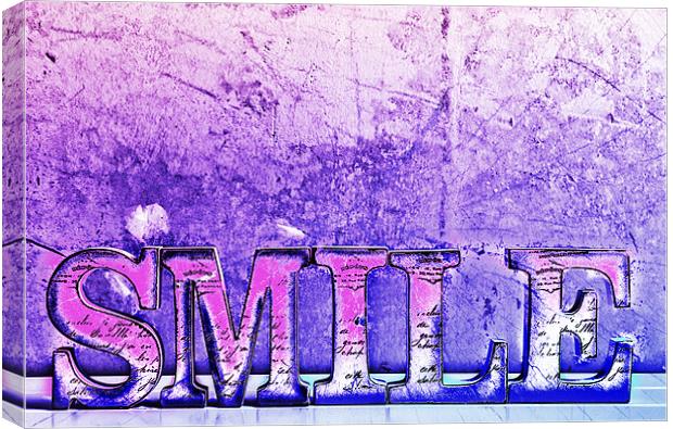 Smile Canvas Print by colin ashworth