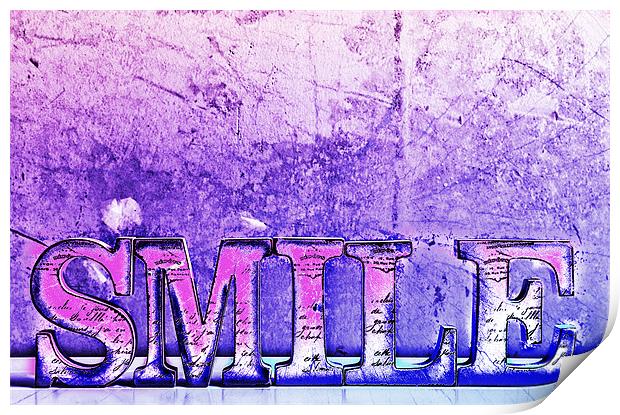 Smile Print by colin ashworth