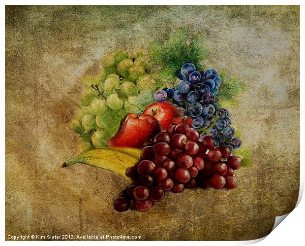 Fruit Print by Kim Slater