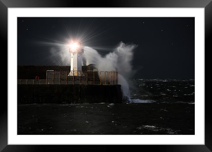 Stormy Night Framed Mounted Print by Sam Smith