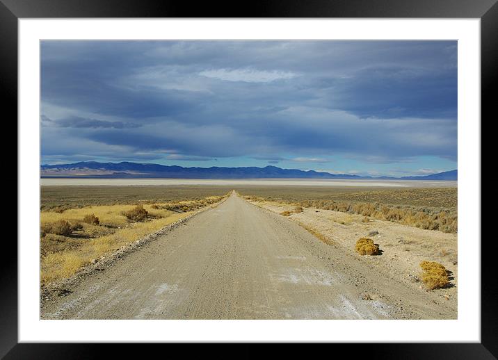 Into the nothingness Framed Mounted Print by Claudio Del Luongo