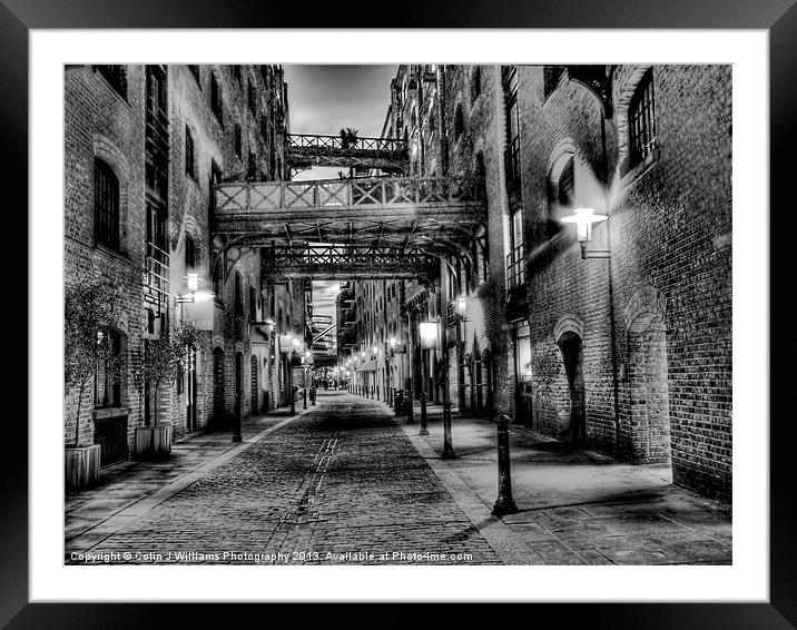 Shad Thames - London Framed Mounted Print by Colin Williams Photography