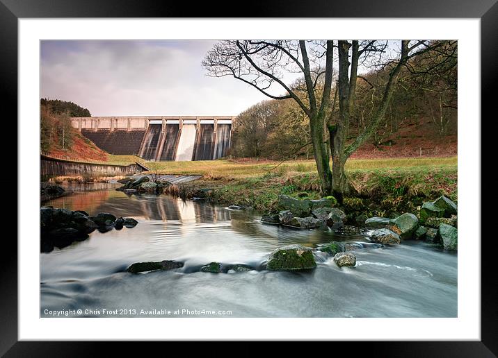 Thruscross Resevoir Framed Mounted Print by Chris Frost