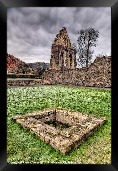 Abbey Well Framed Print by Adrian Evans
