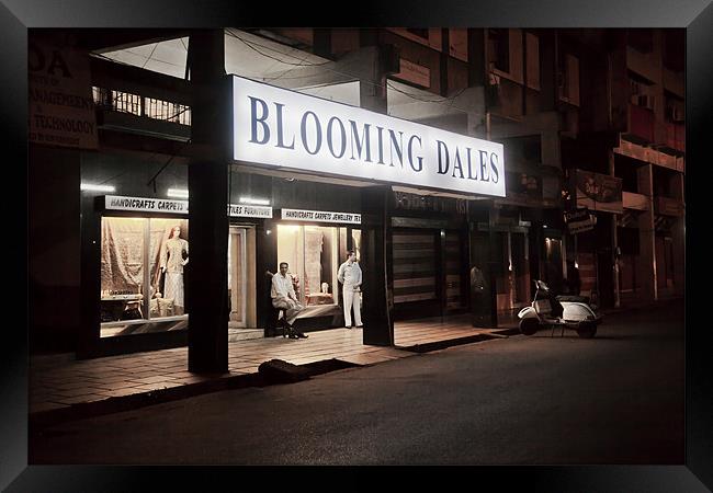 Quite night at Blooming Dales Goa Framed Print by Arfabita  