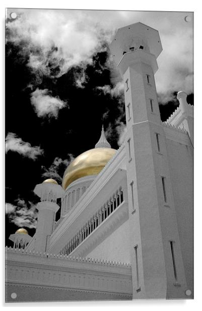 JameAsr Hassanil Bolkiah Mosque Acrylic by Michael Thompson