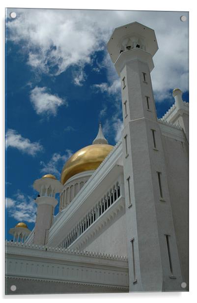 JameAsr Hassanil Bolkiah Mosque Acrylic by Michael Thompson