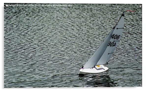 Rc Yacht Acrylic by michael rutter