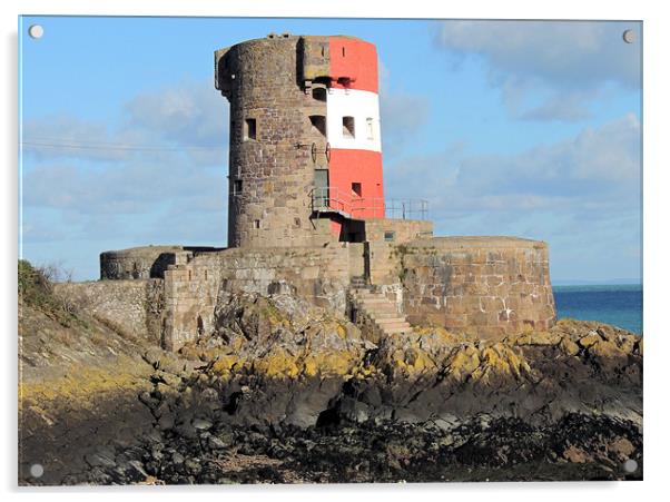 Archirondel Tower Jersey Acrylic by Julie Ormiston