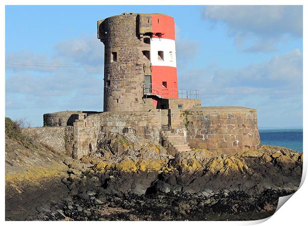 Archirondel Tower Jersey Print by Julie Ormiston