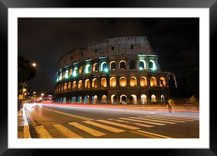 Coliseum Framed Mounted Print by Stuart Gennery