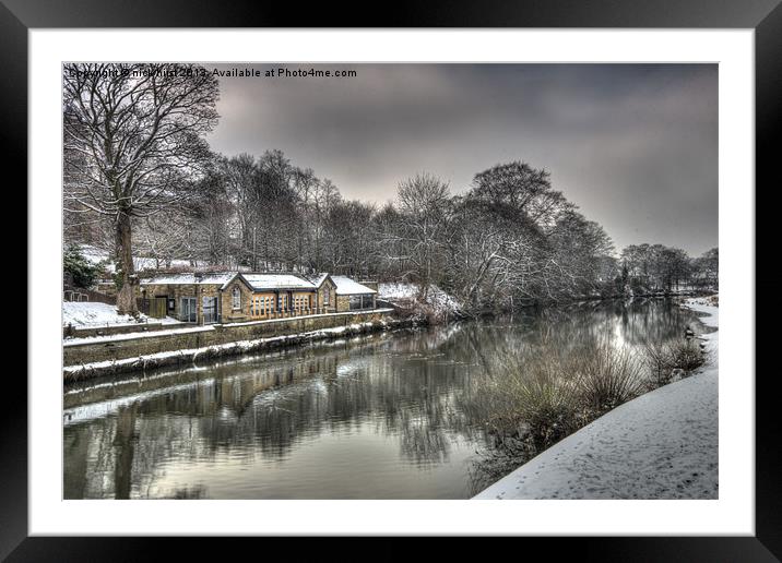 The Boathouse Framed Mounted Print by nick hirst