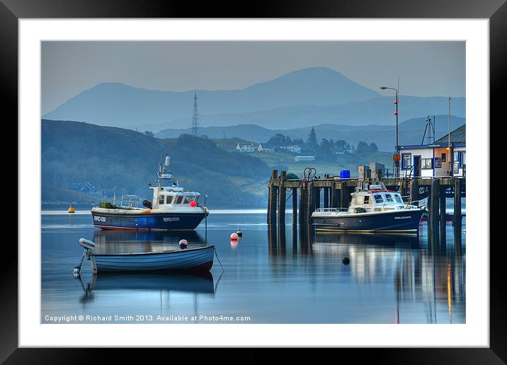 Penifiler from Portree harbour Framed Mounted Print by Richard Smith