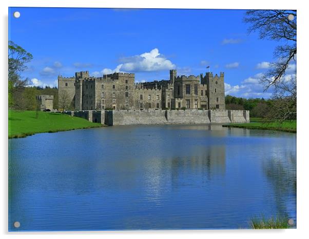 Raby Castle Acrylic by Rob Washington