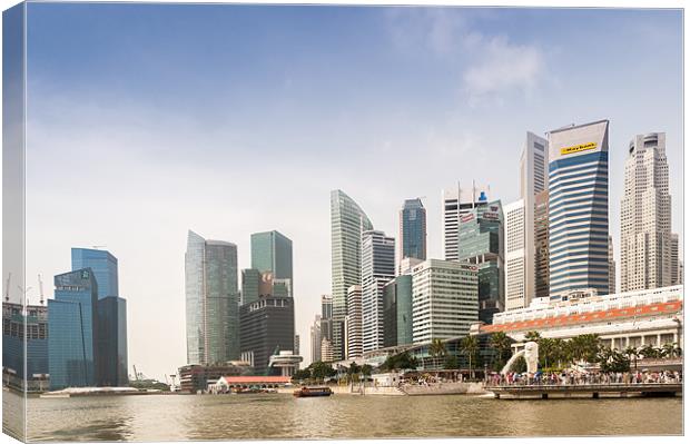 Singapore Skyline Canvas Print by Stephen Mole