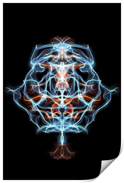 ghost Smoke iPhone Case Print by Dean Messenger