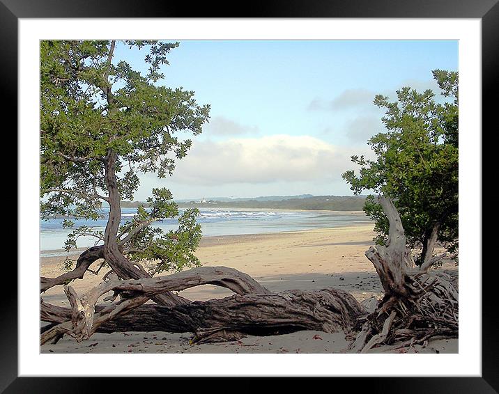 Playa Guionnes Framed Mounted Print by james balzano, jr.