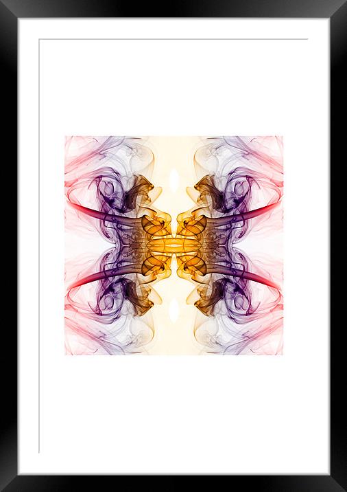 Smokey butterfly 2 Framed Mounted Print by Steve Purnell