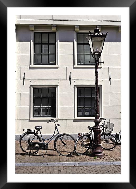 Vintage Bicycles - Plain Framed Mounted Print by Kieran Brimson