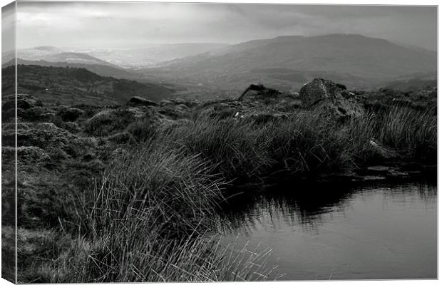 the black mountains brecon beacons wales Canvas Print by simon powell