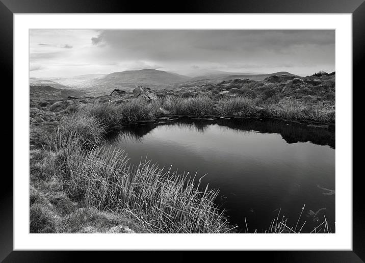 the black mountains brecon beacons wales Framed Mounted Print by simon powell