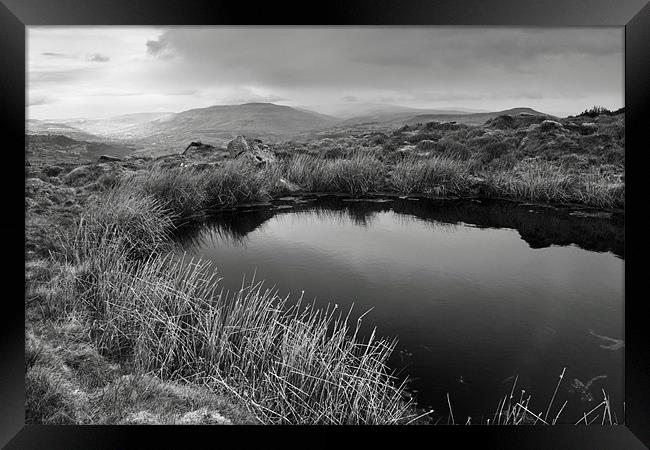 the black mountains brecon beacons wales Framed Print by simon powell