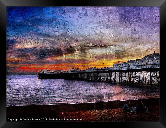 Brighton Pier Framed Print by Lady Debra Bowers L.R.P.S