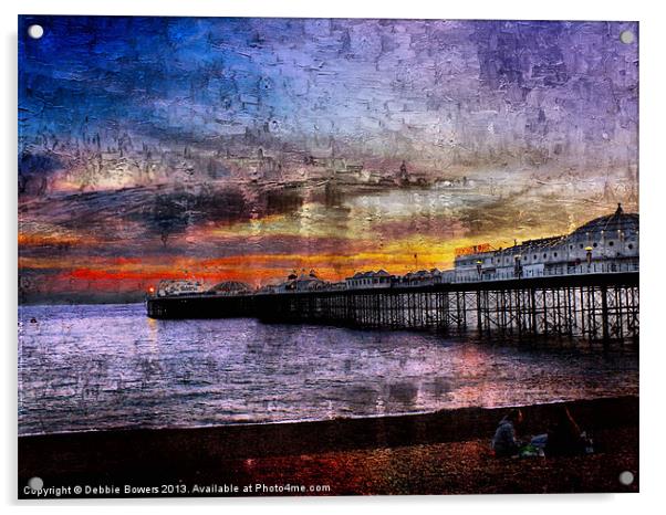Brighton Pier Acrylic by Lady Debra Bowers L.R.P.S