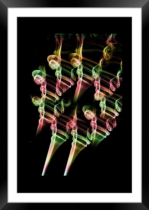 Olympic flames 1 Framed Mounted Print by Steve Purnell