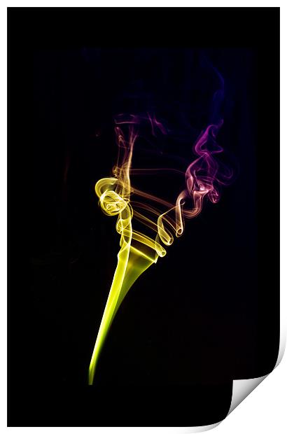 Olympic Torch Print by Steve Purnell