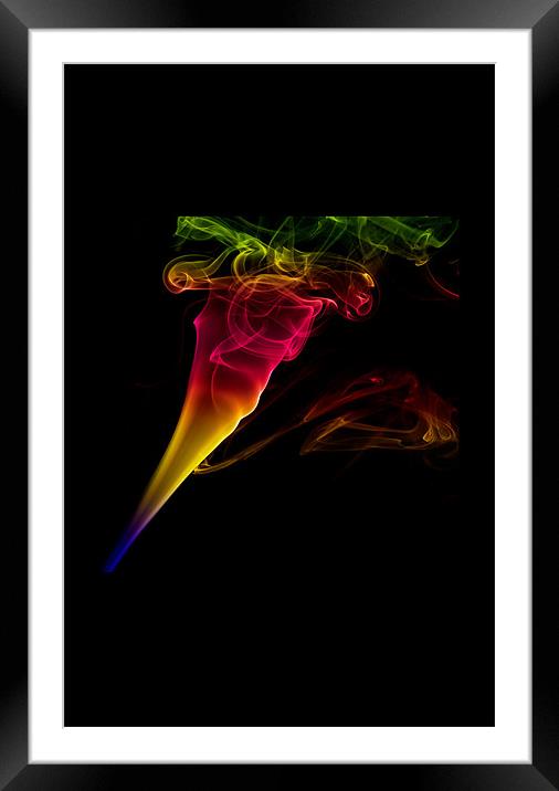 Smoking tornado Framed Mounted Print by Steve Purnell