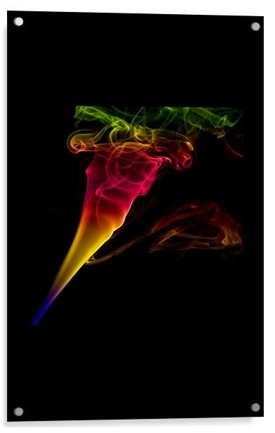 Smoking tornado Acrylic by Steve Purnell