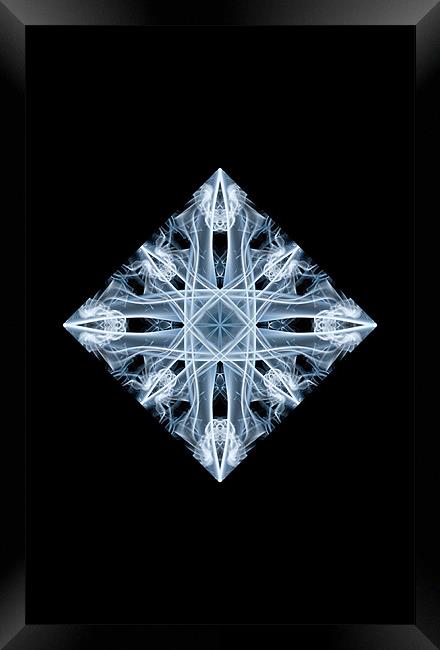 Snowflake 1 Framed Print by Steve Purnell