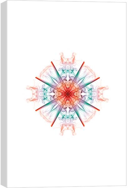 Snowflake 3 Canvas Print by Steve Purnell
