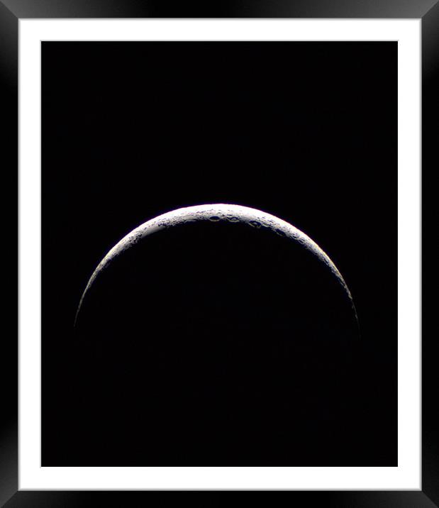 Rising Moon  Framed Mounted Print by mike fendt