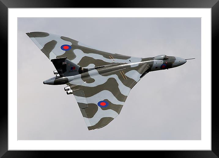 Vulcan bomber topside Framed Mounted Print by Rachel & Martin Pics
