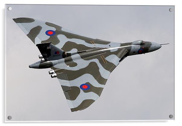 Vulcan bomber topside Acrylic by Rachel & Martin Pics
