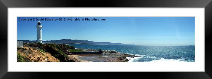 Wollongong Harbour Framed Mounted Print by David Eckersley