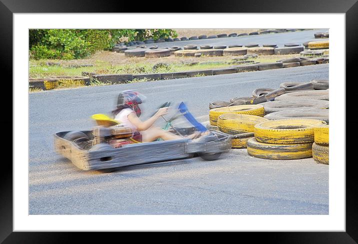 Boing oops dare I say lady drivers Framed Mounted Print by Arfabita  